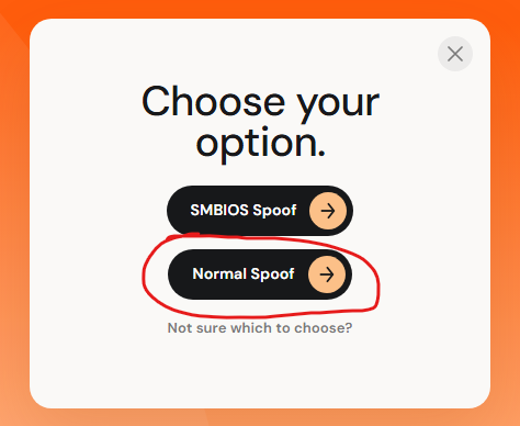 Motherboard Spoofing Steps